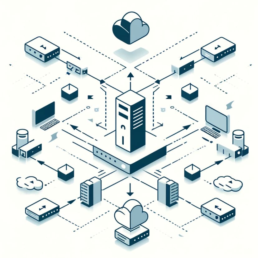 Abstract illustration of Firezone traffic filters